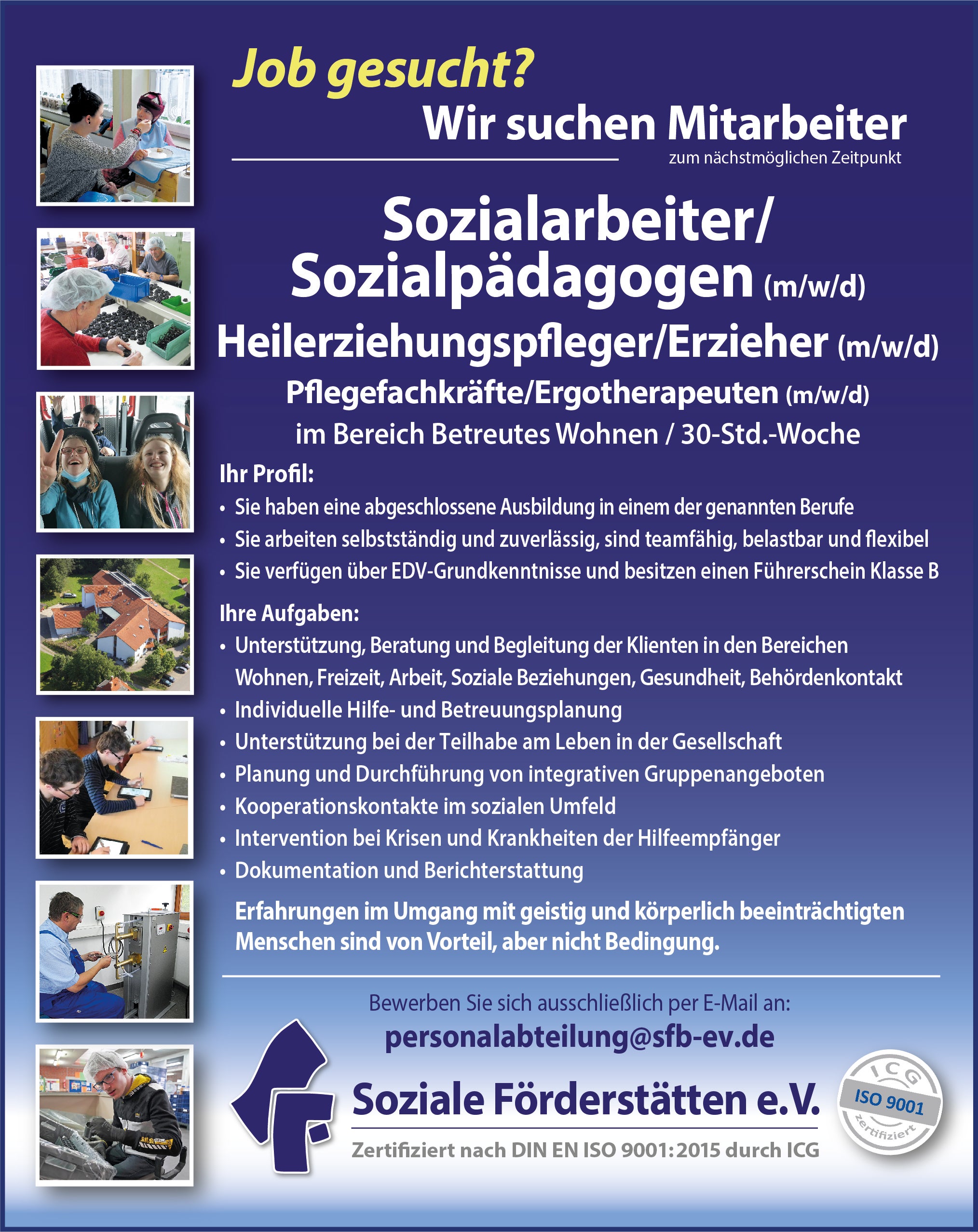 Jobs | Soziale Förderstätten E.V.